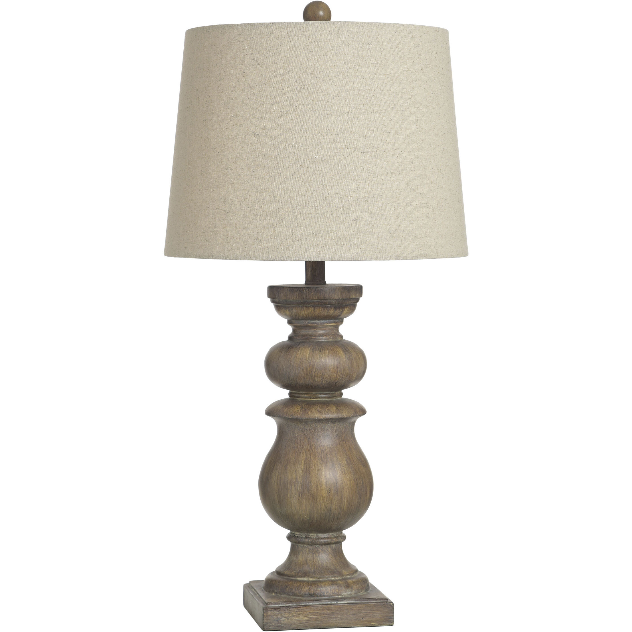 Darcy 30.25 inch 150 watt Faux Wood Table Lamp Portable Light