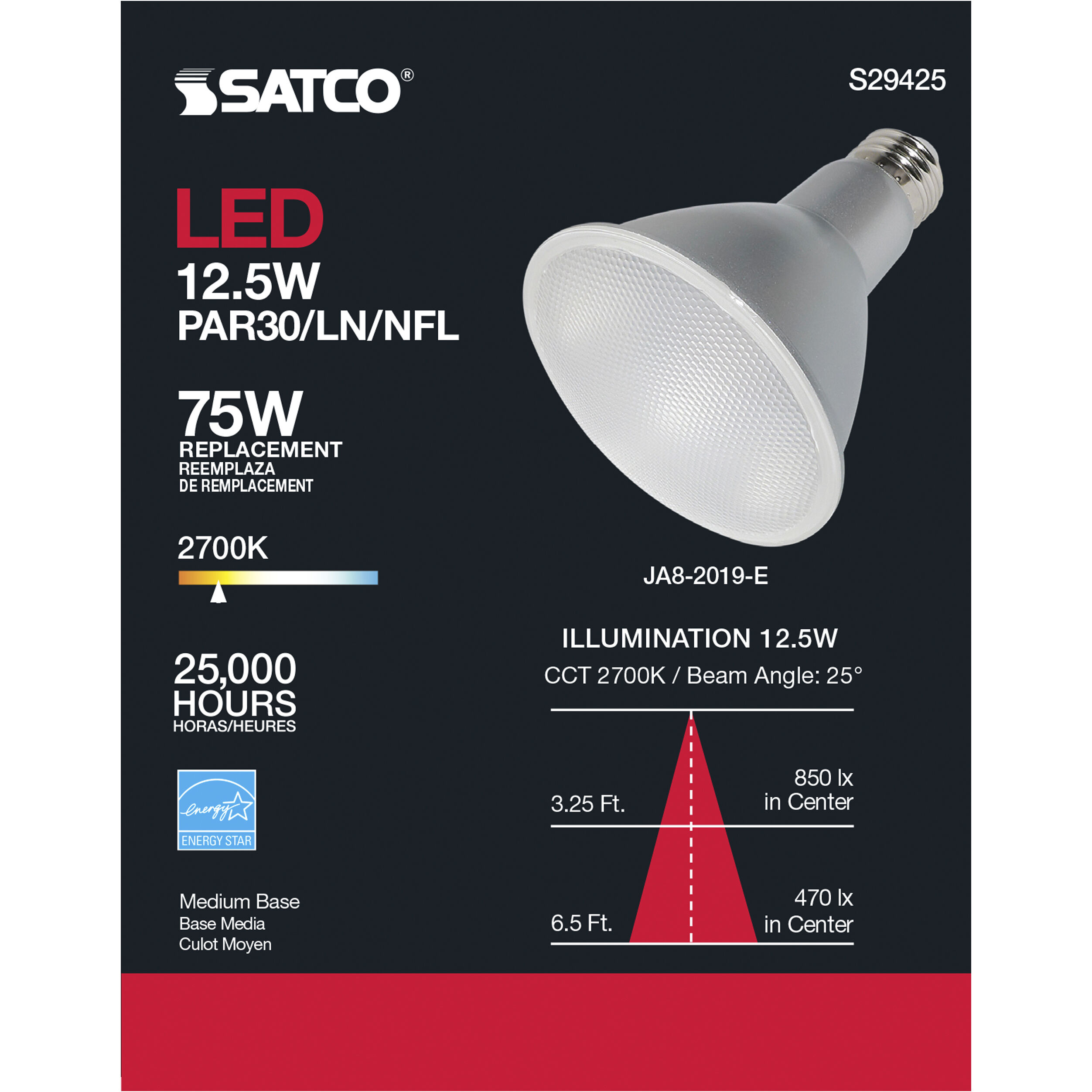 Lumos LED PAR30LN Medium 12.50 watt 120 2700K LED Bulb