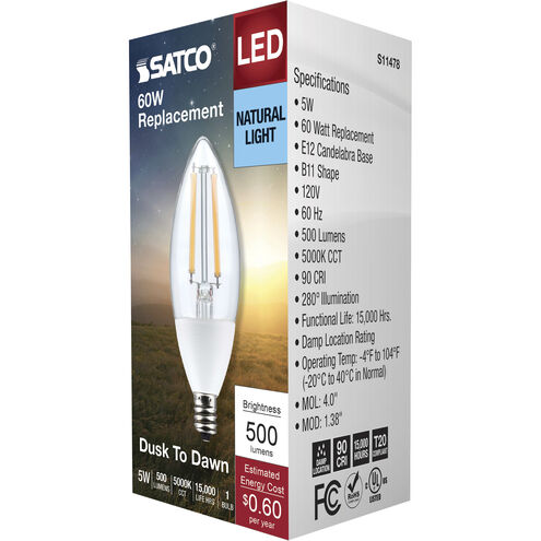 D2D LED 5 watt 120 5000K Decorative LED, Decorative LED