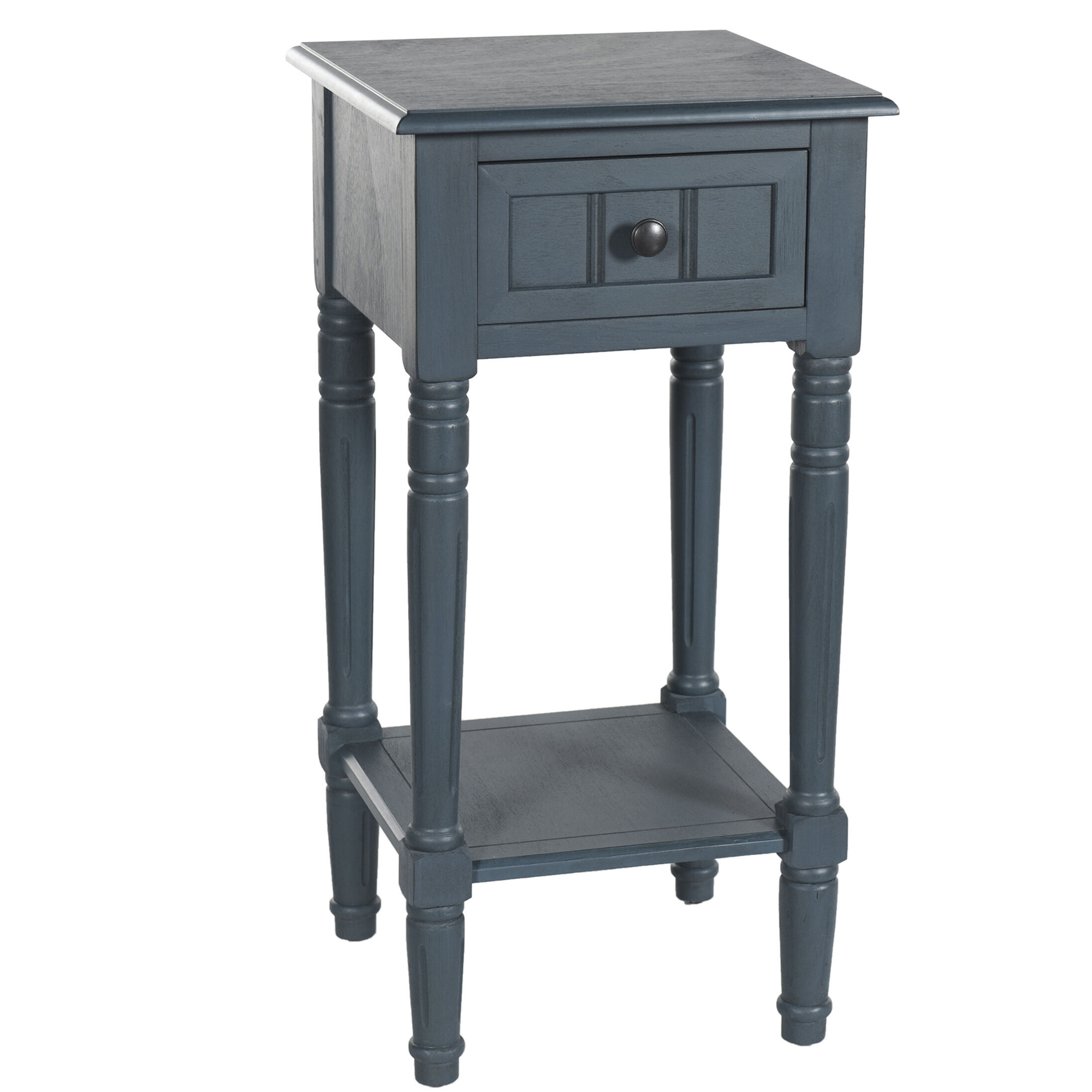 Hampton 28 X 14 inch Antique Navy End/Side Table