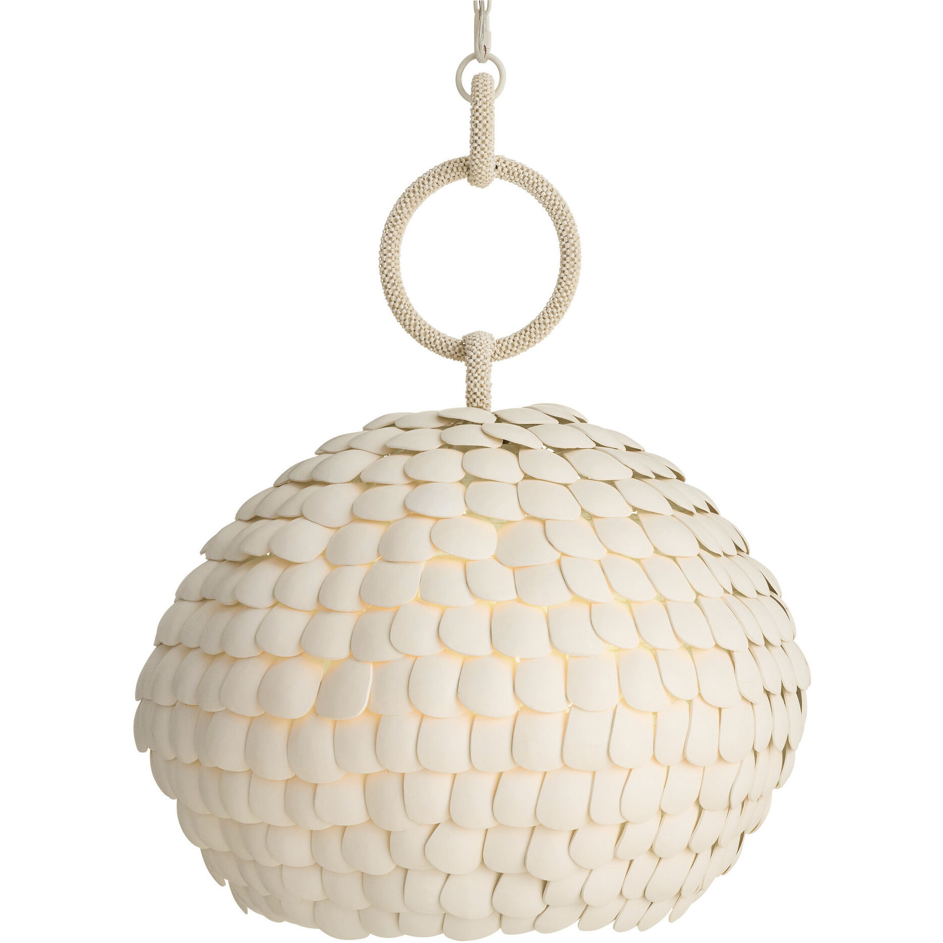 Ramya 1 Light 29.5 inch White Pendant Ceiling Light