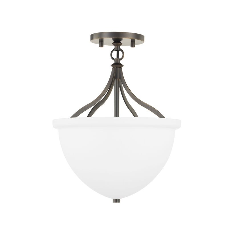 Browne 1 Light 11.25 inch Semi-Flush Mount