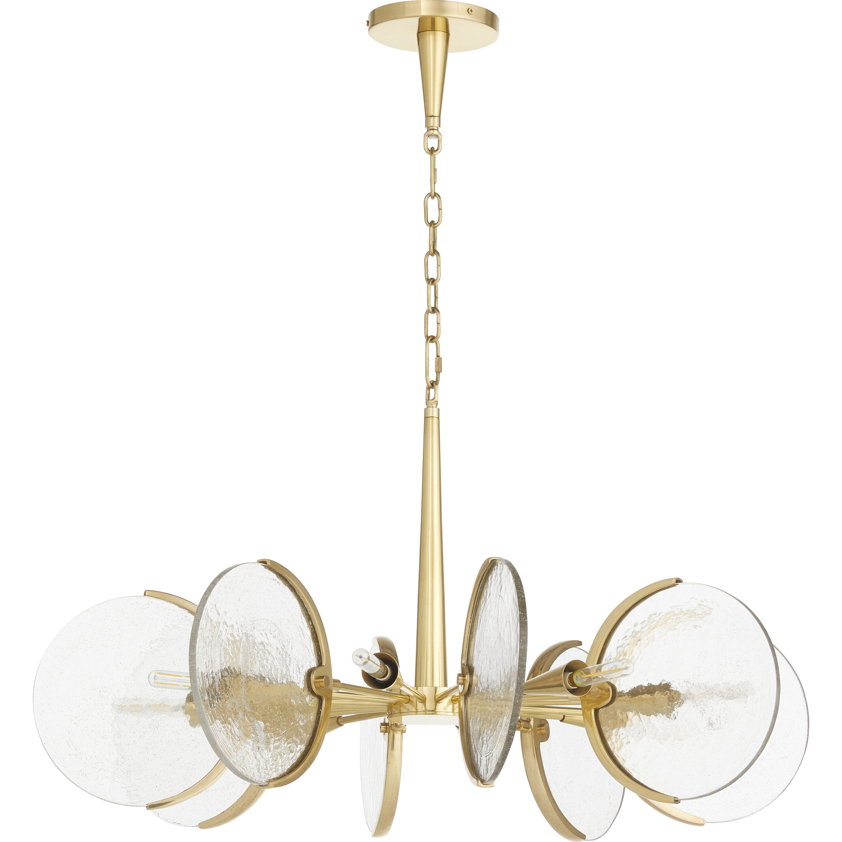 Alton 8 Light 34 inch Aged Brass Chandelier Ceiling Light