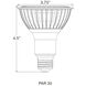 Lumos LED PAR30LN Medium 20.5 watt 120 5000K LED PAR