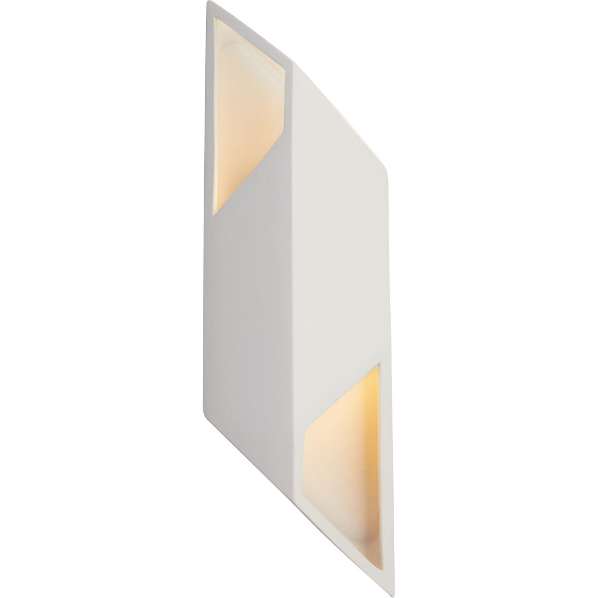 Ambiance LED 5.5 inch Celadon Green Crackle ADA Wall Sconce Wall Light, Rhomboid