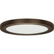 Heartland LED 13 inch Bronze Flush Mount Ceiling Light, BLINK
