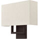 Pierson 2 Light 13 inch Bronze ADA ADA Wall Sconce Wall Light