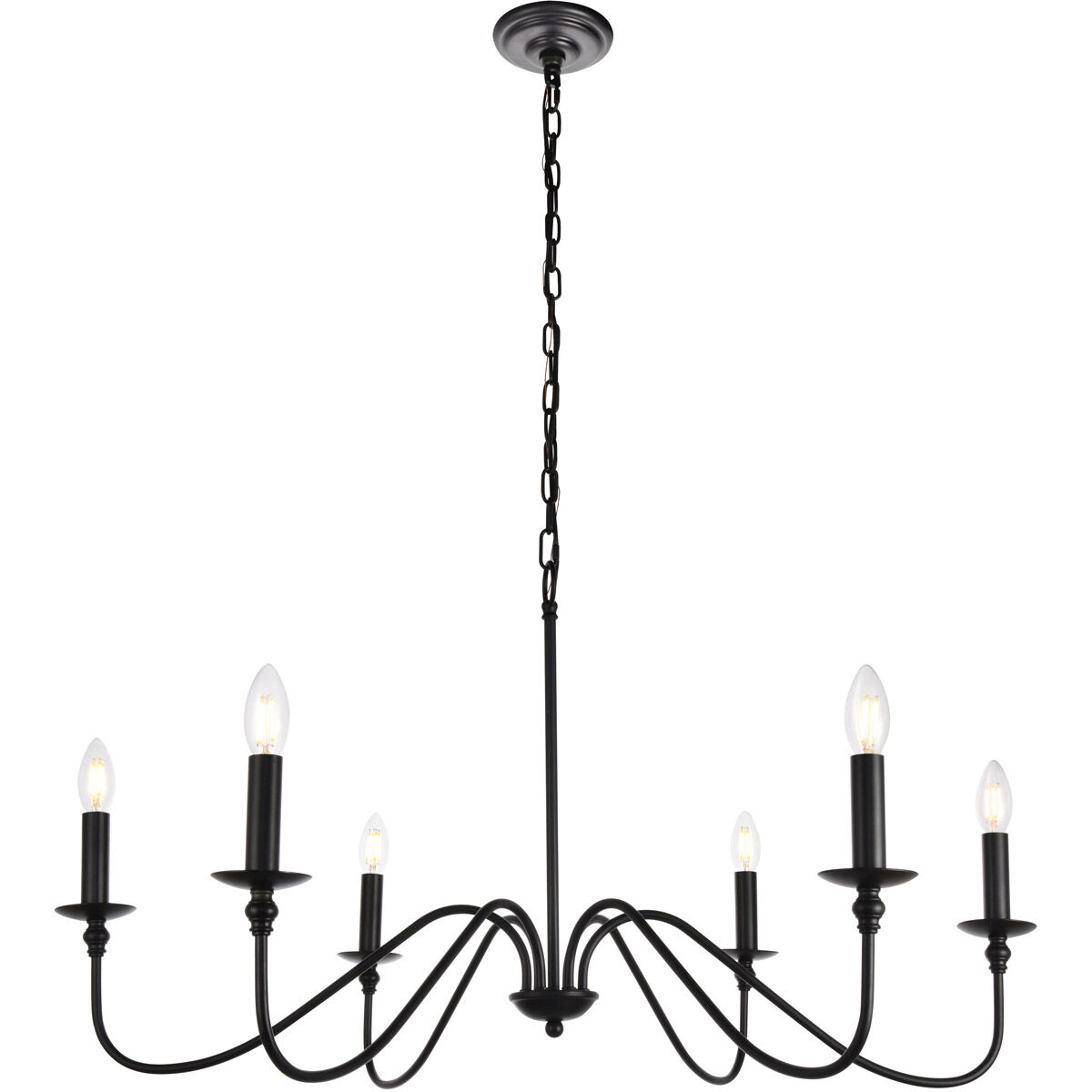 Rohan 6 Light 36.00 inch Chandelier