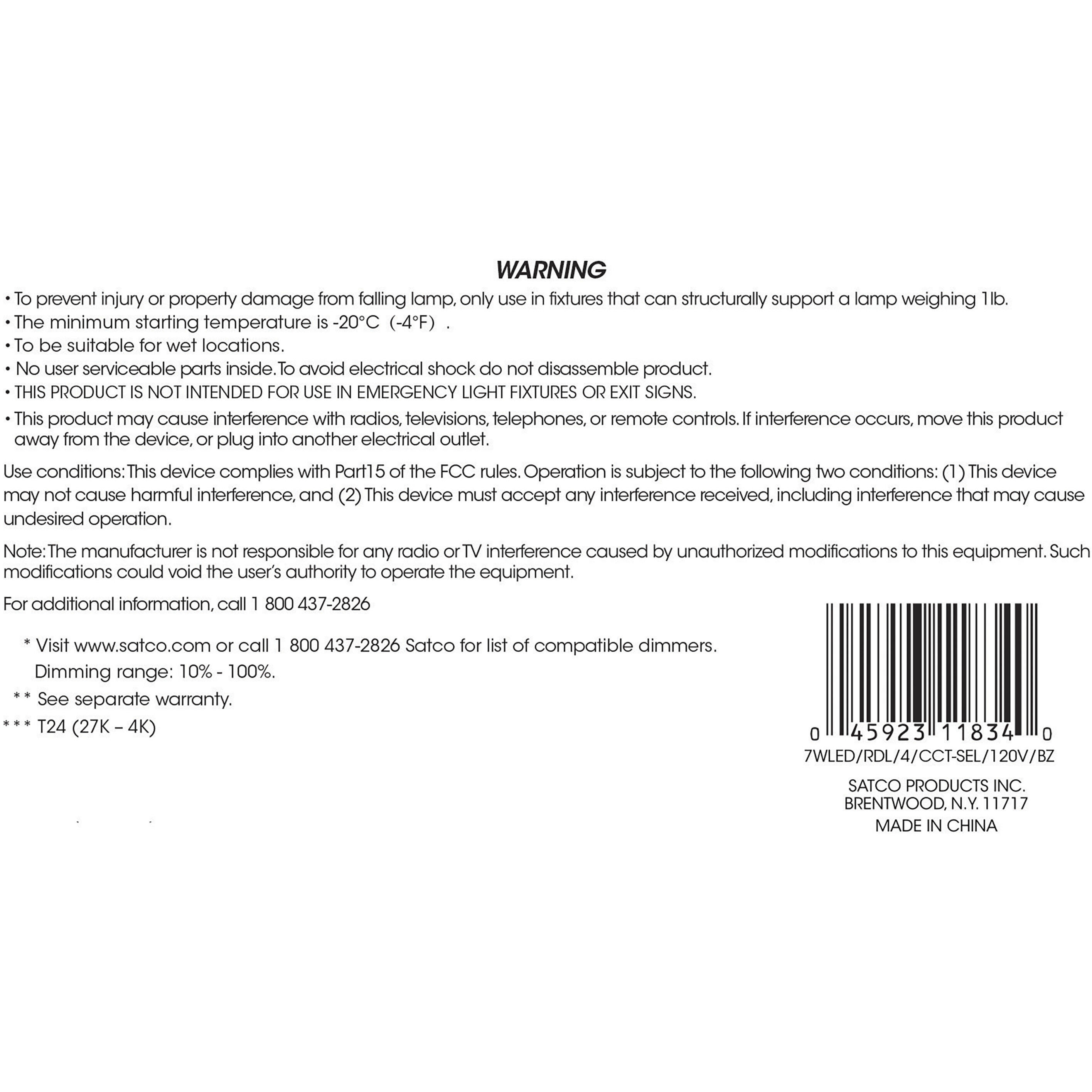 Edgewood LED Module Bronze Recessed