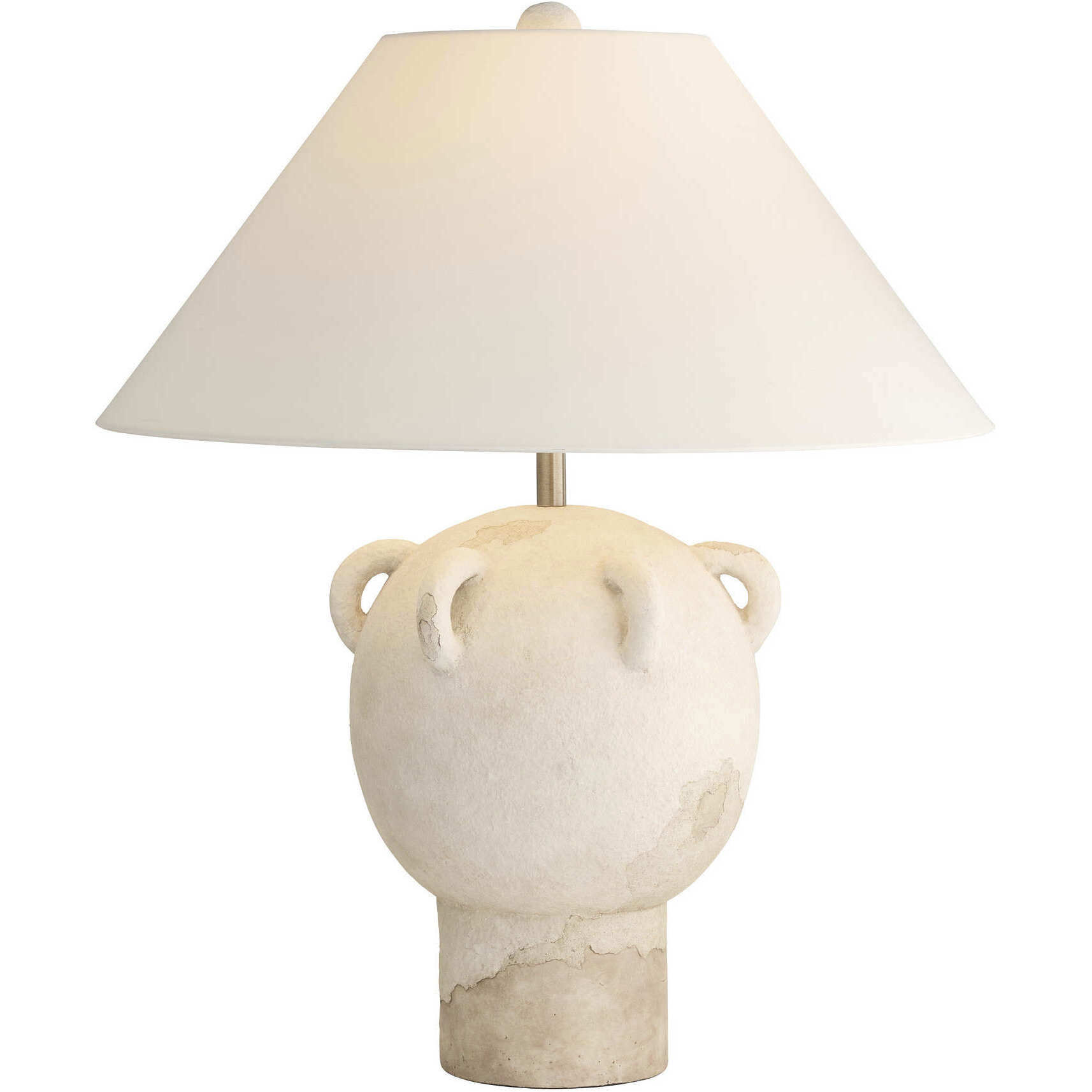 Neela 26.5 inch 150 watt Tuscan Wash and Dark Antique Brass Table Lamp Portable Light