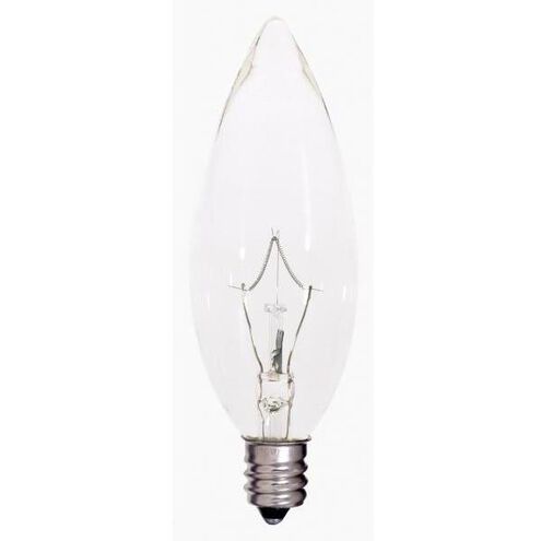 Lumos Incandescent BA9 1/2 Candelabra E12 25 watt 120V 2700K Light Bulb
