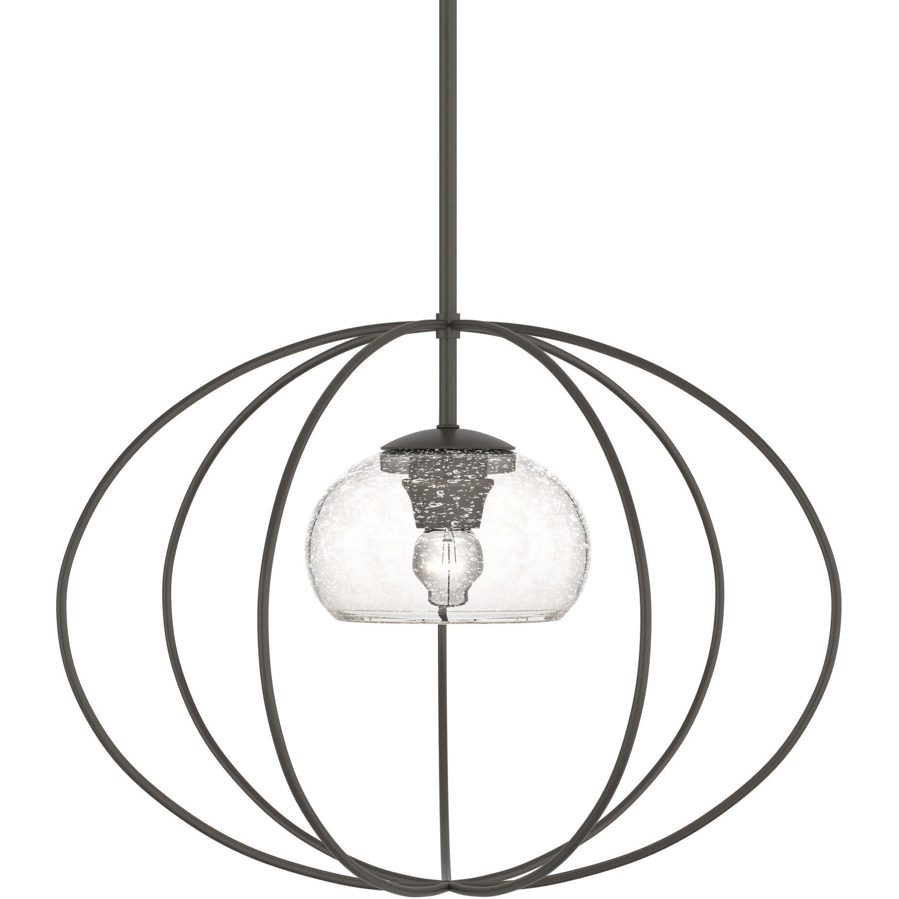 Cadence 1 Light 19.9 inch Dark Smoke Mini Pendant Ceiling Light - Open Box