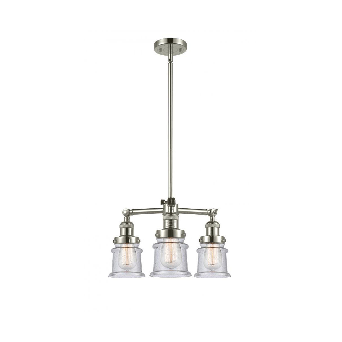 Franklin Restoration Small Canton 3 Light 18.00 inch Chandelier