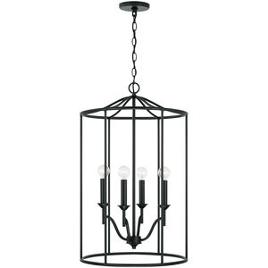 Peyton 4 Light 18 inch Matte Black Foyer Light Ceiling Light