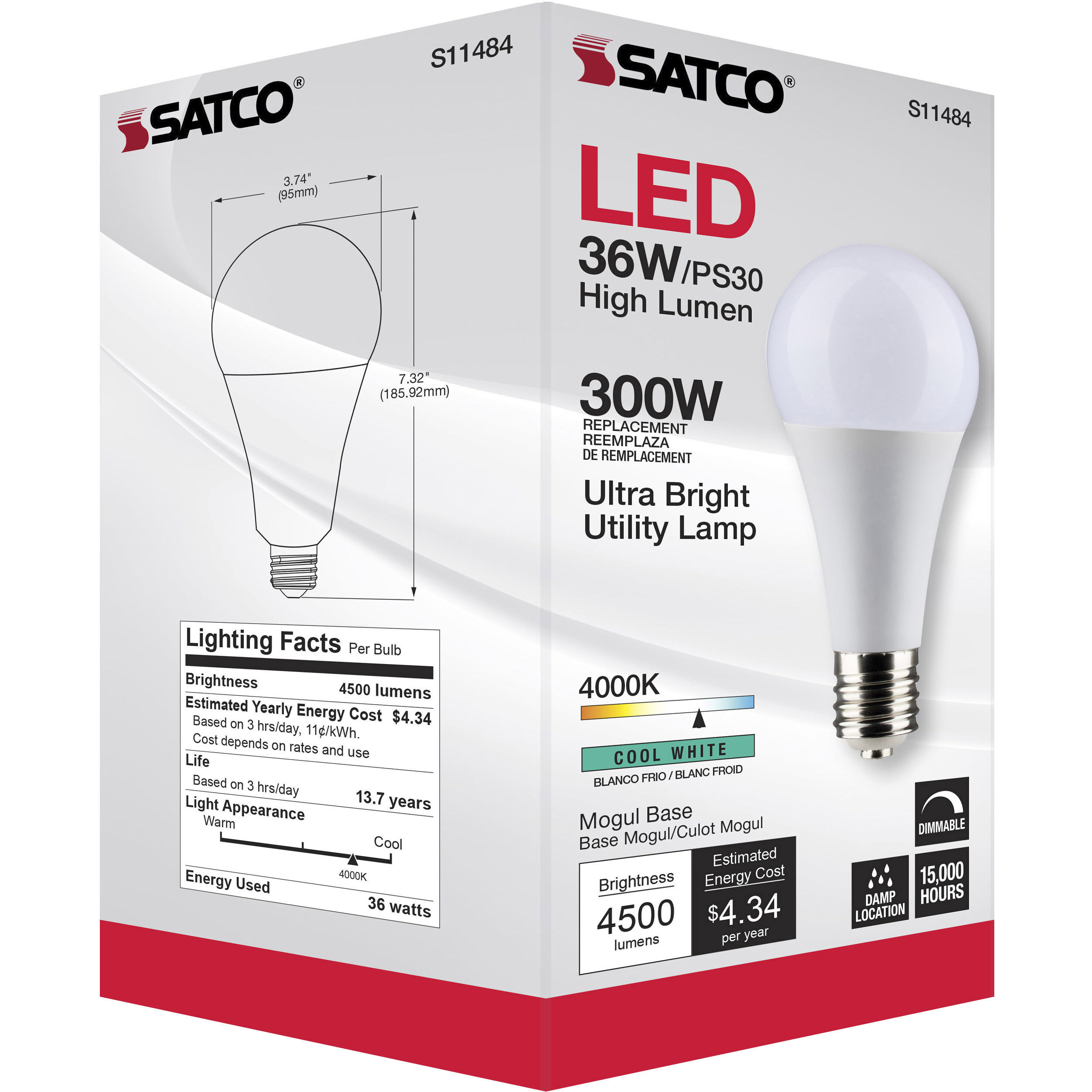 Lumos Mogul 36.00 watt 4000 Utility Lamp