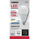 Lumos LED A19 Candelabra E12 9.8 watt 120V 5000K Light Bulb