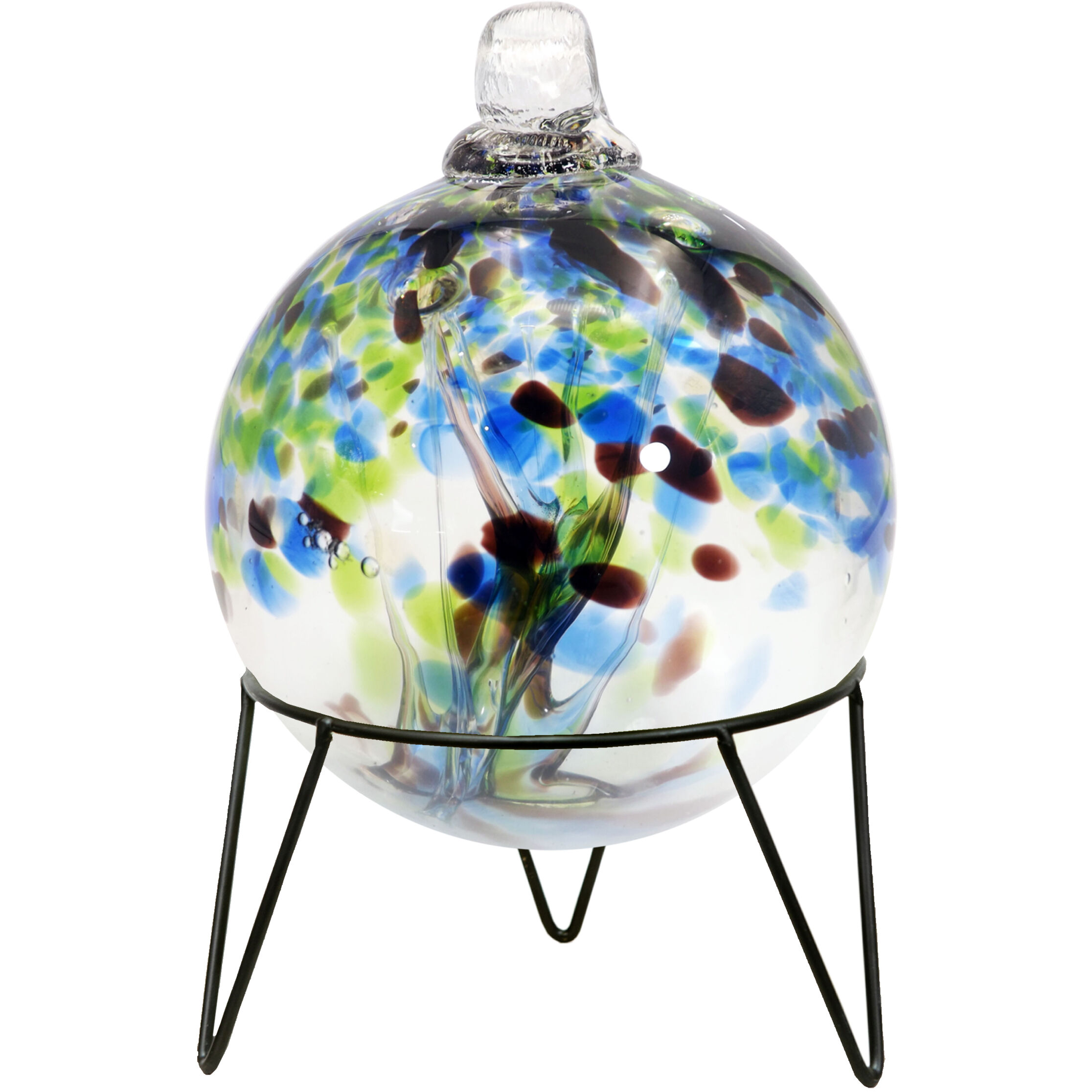 Tree Of Life Multi-color Art Glass Orb