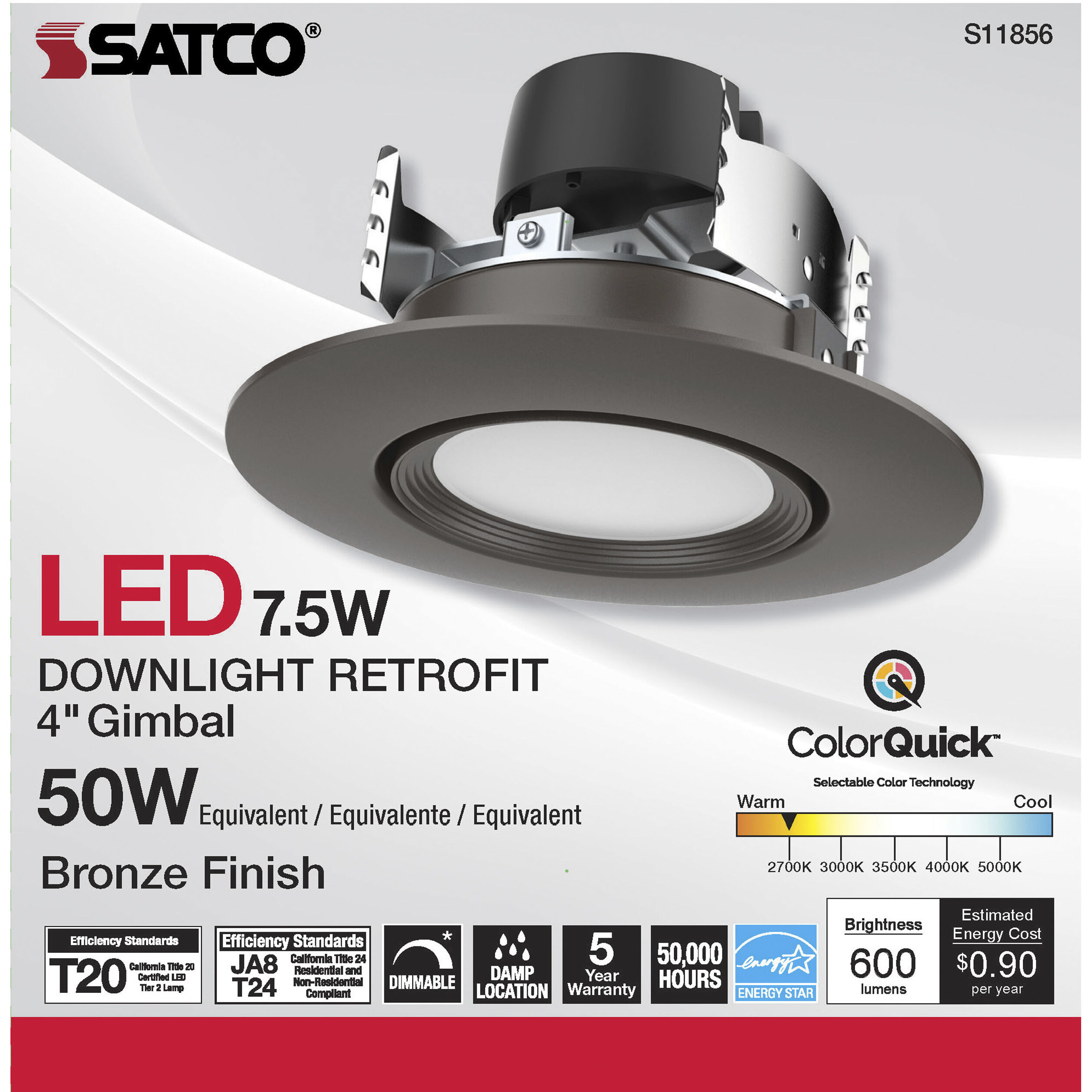 Edgewood Integrated Bronze Recessed, Retrofits