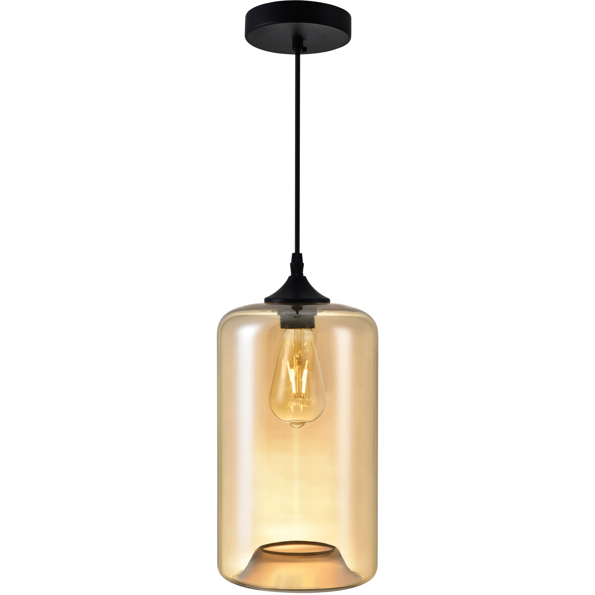 Glass 1 Light 7.00 inch Mini Pendant