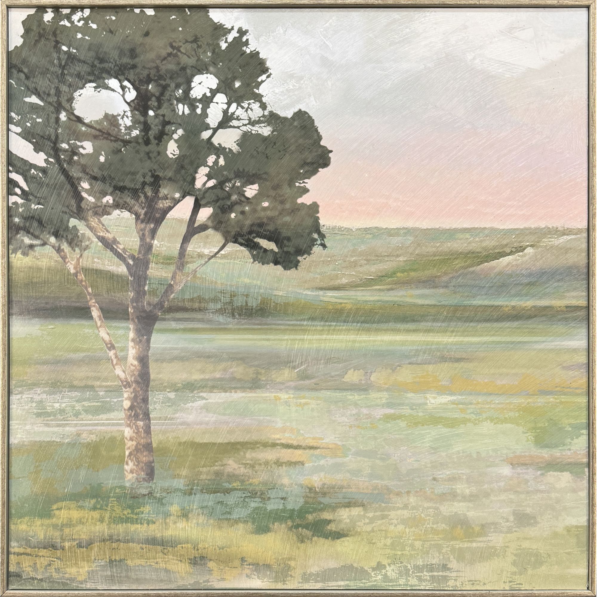 Noorong Omaroo 21 X 21 inch Non-Glass Framed Art, Propac