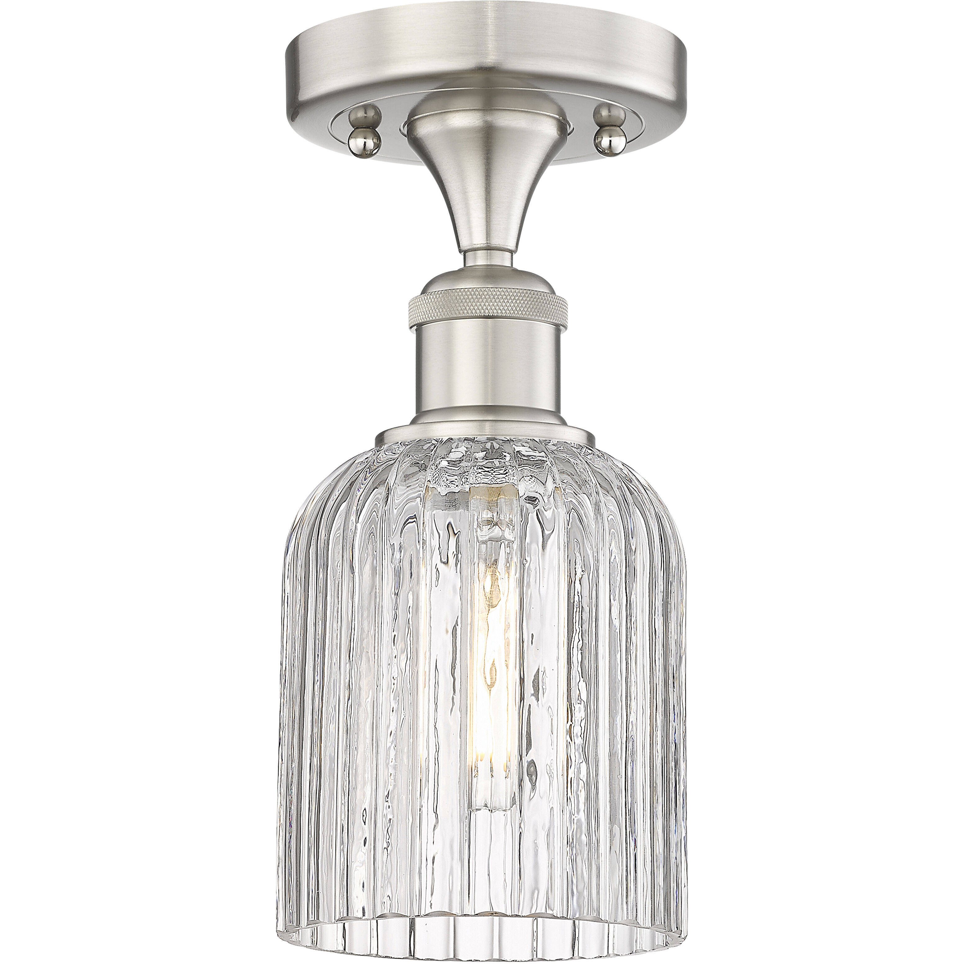 Bridal Veil 1 Light 5.00 inch Semi-Flush Mount