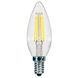 Lumos LED B11 Candelabra E12 5.5 watt 120V 3000K Light Bulb, LED Filament