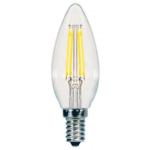 Lumos LED B11 Candelabra E12 5.5 watt 120V 3000K Light Bulb, LED Filament