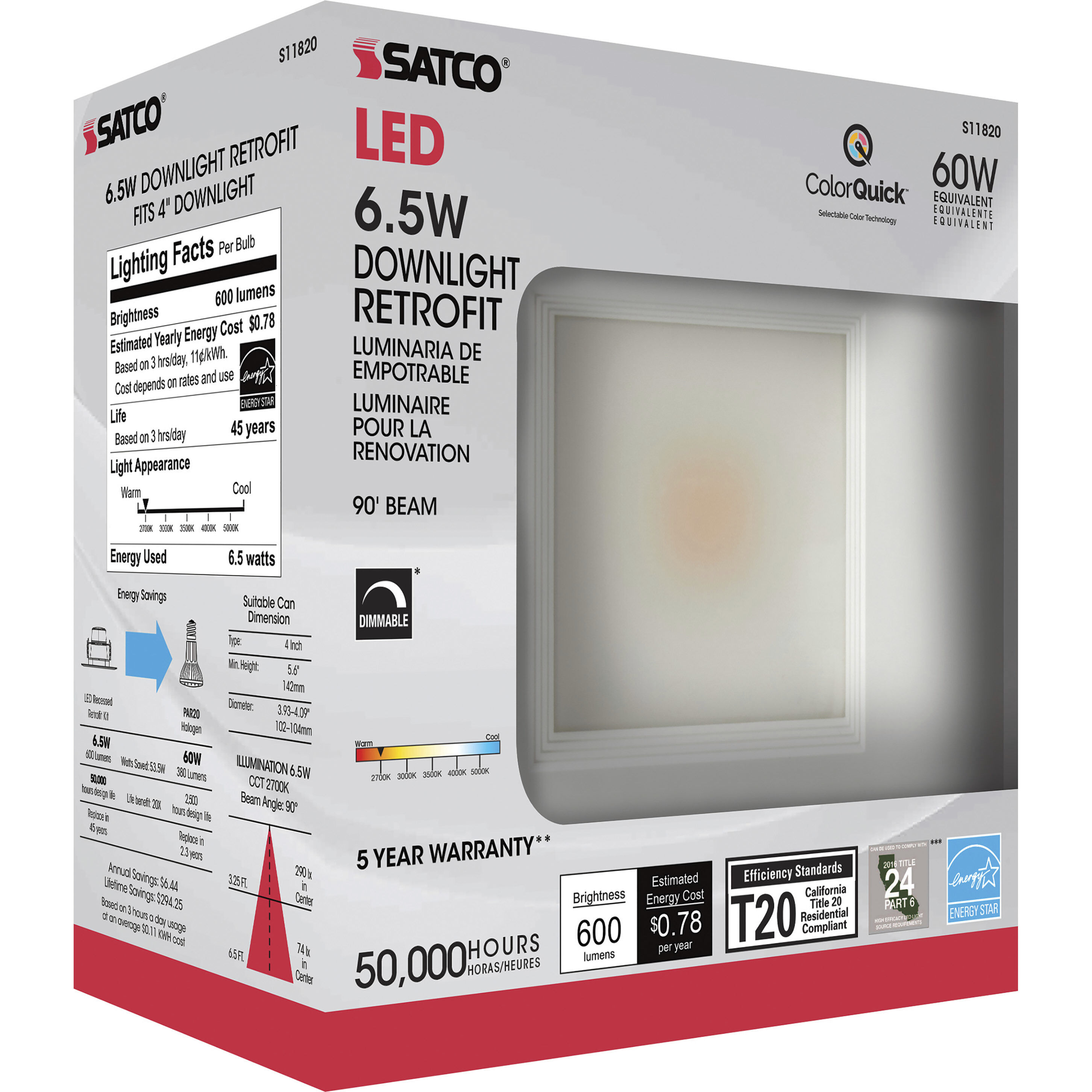 Edgewood Integrated LED White Recessed