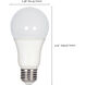 Lumos LED A19 Medium E26 15.5 watt 120V 2700K Light Bulb, Type A