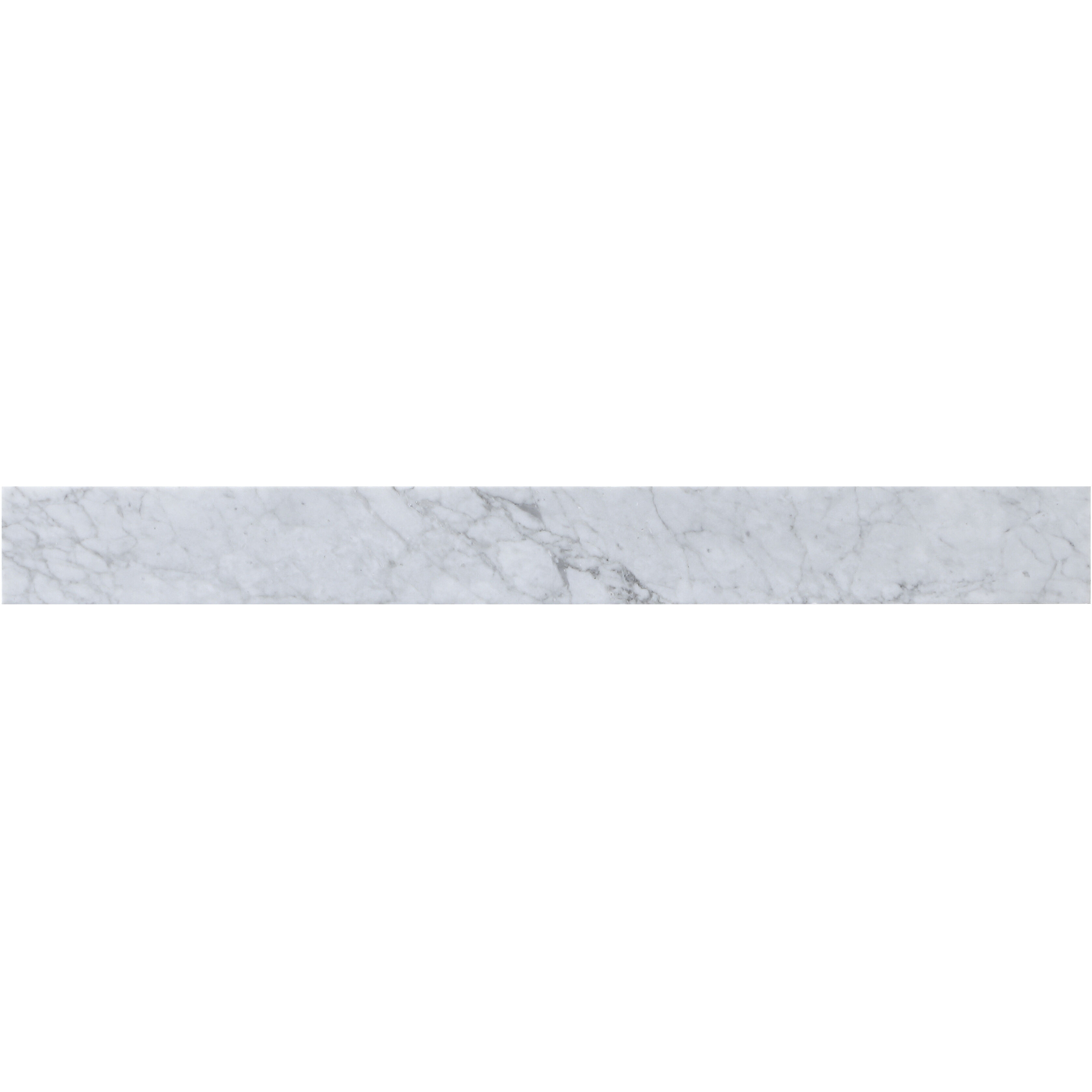 Backsplash 36 X 1 X 4 inch Carrara White Bathroom Vanity Backsplash