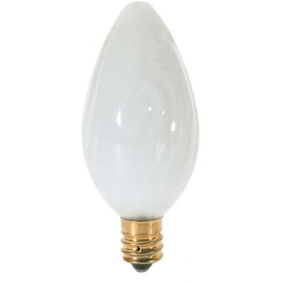 Lumos Incandescent F10 Candelabra E12 25 watt 120V 2700K Light Bulb