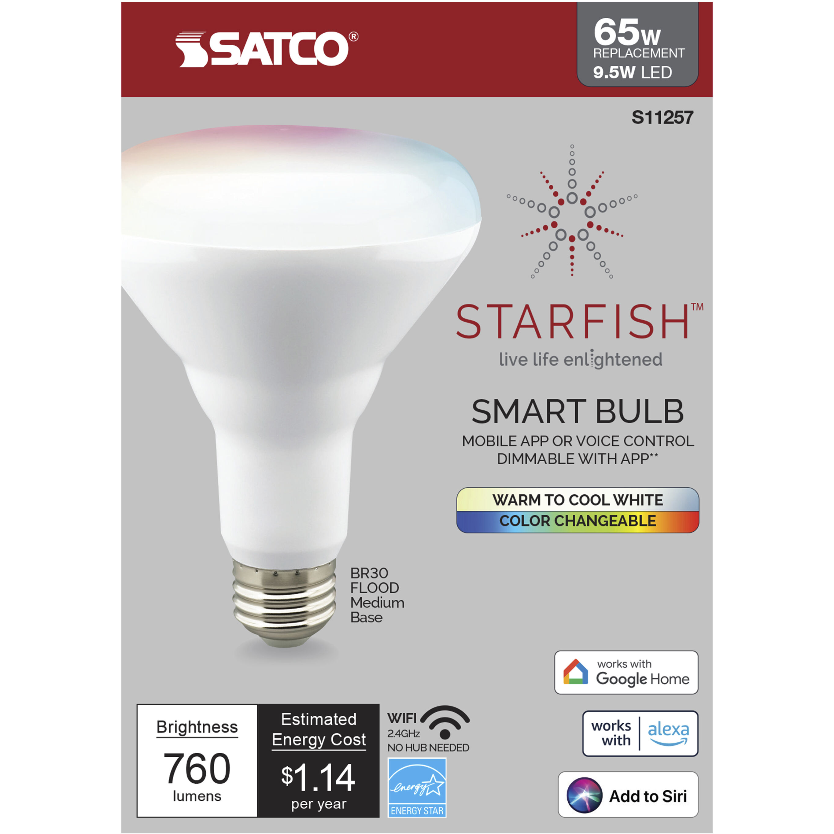 Satco flood hot sale light bulbs