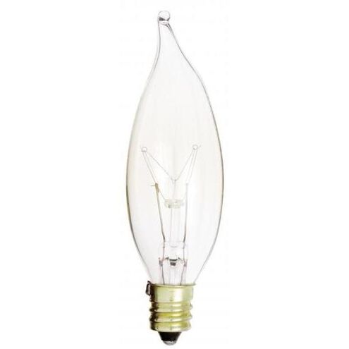 Lumos Incandescent CA8 Candelabra E12 15 watt 120V 2700K Light Bulb