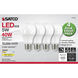 Lumos LED Medium Type A 5.00 watt 3000K Light Bulb