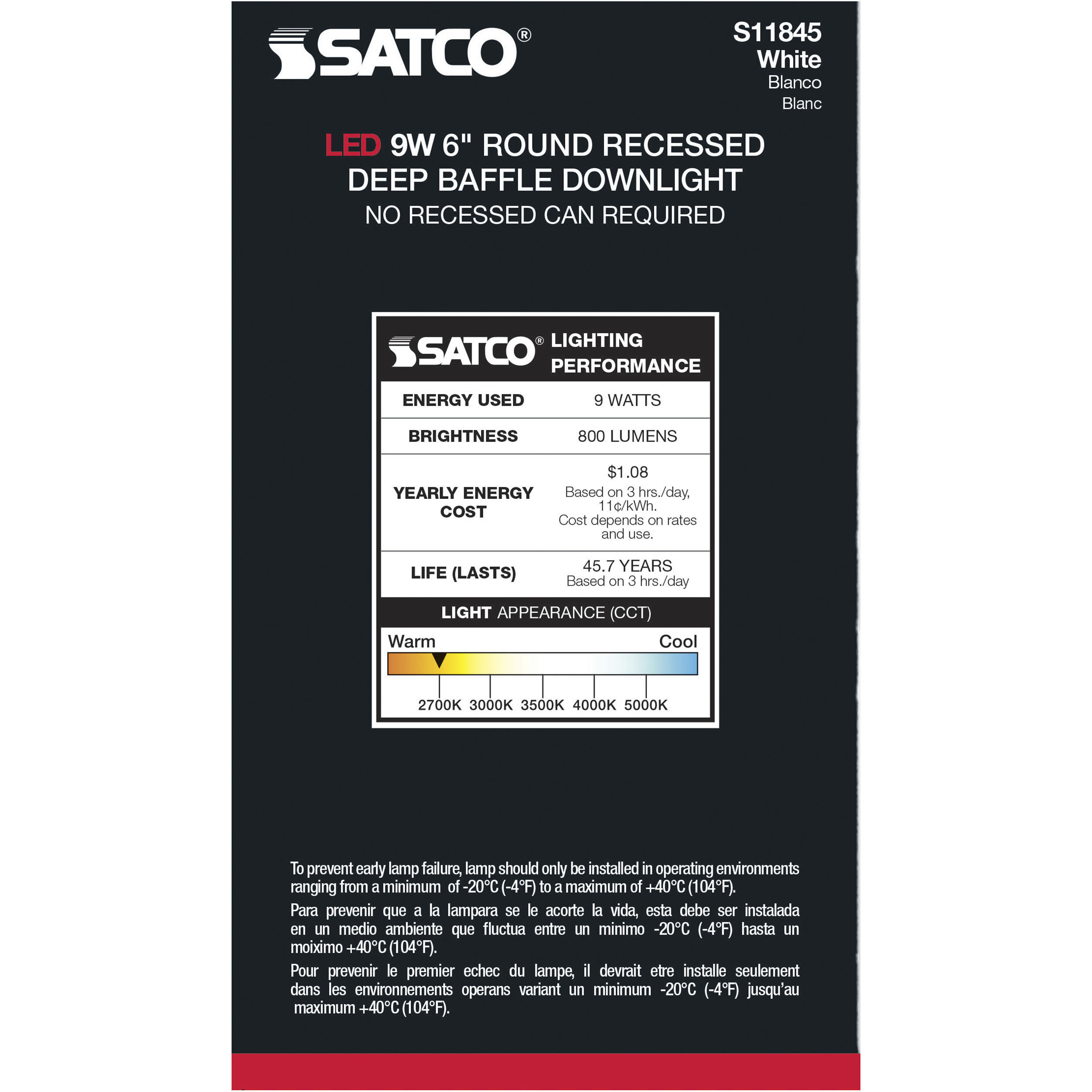 Edgewood Integrated White Recessed