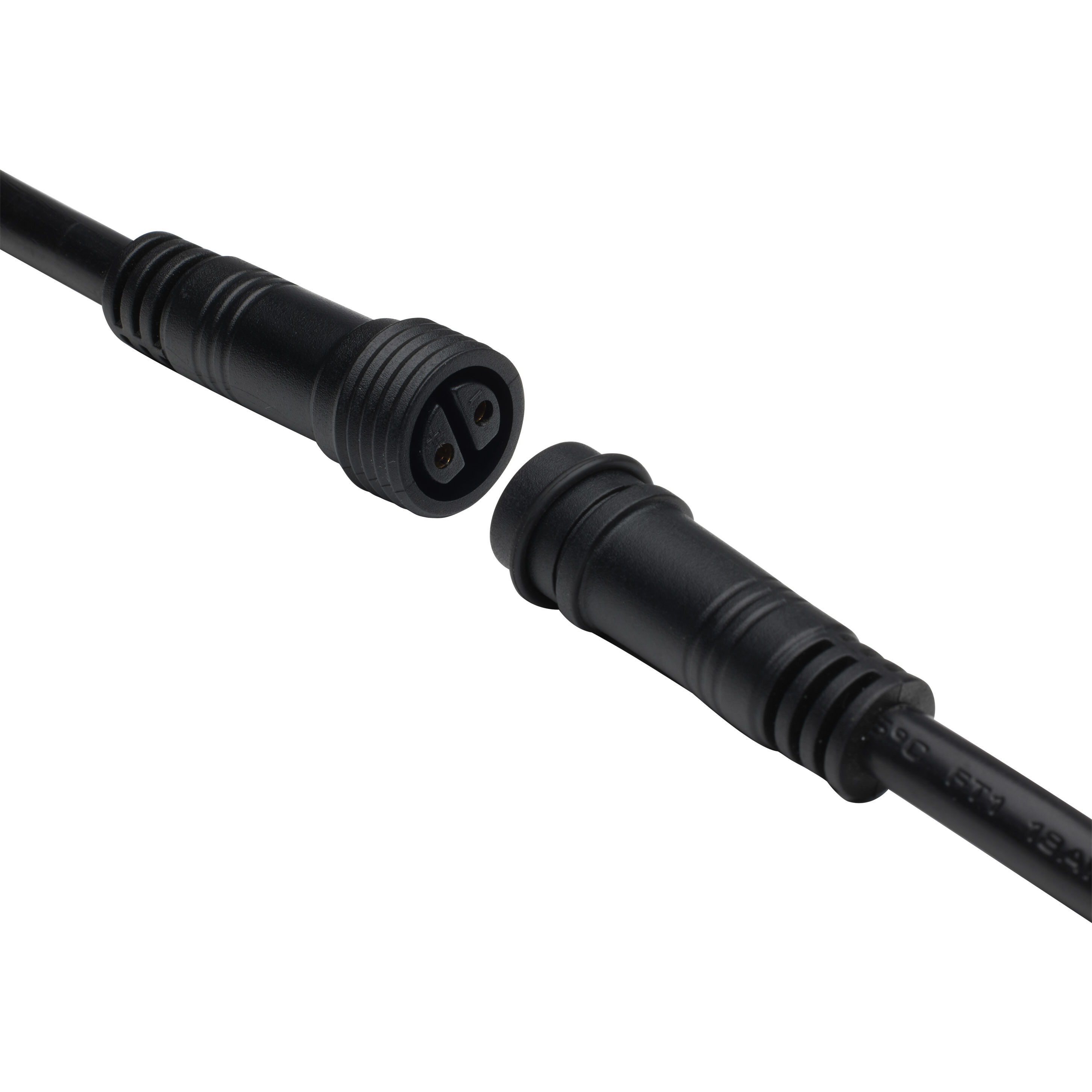 Lumos 15 Light LED 48 foot Black LED String Lights