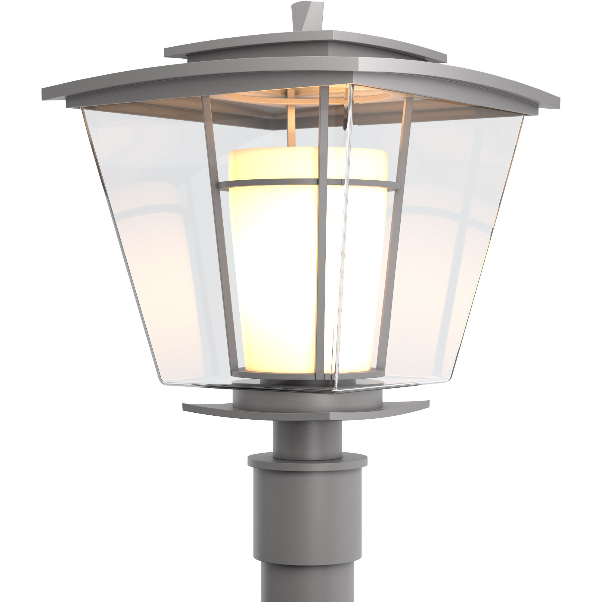 Beacon Hall 1 Light 18.1 inch Coastal Burnished Steel Outdoor Post Light - Open Box