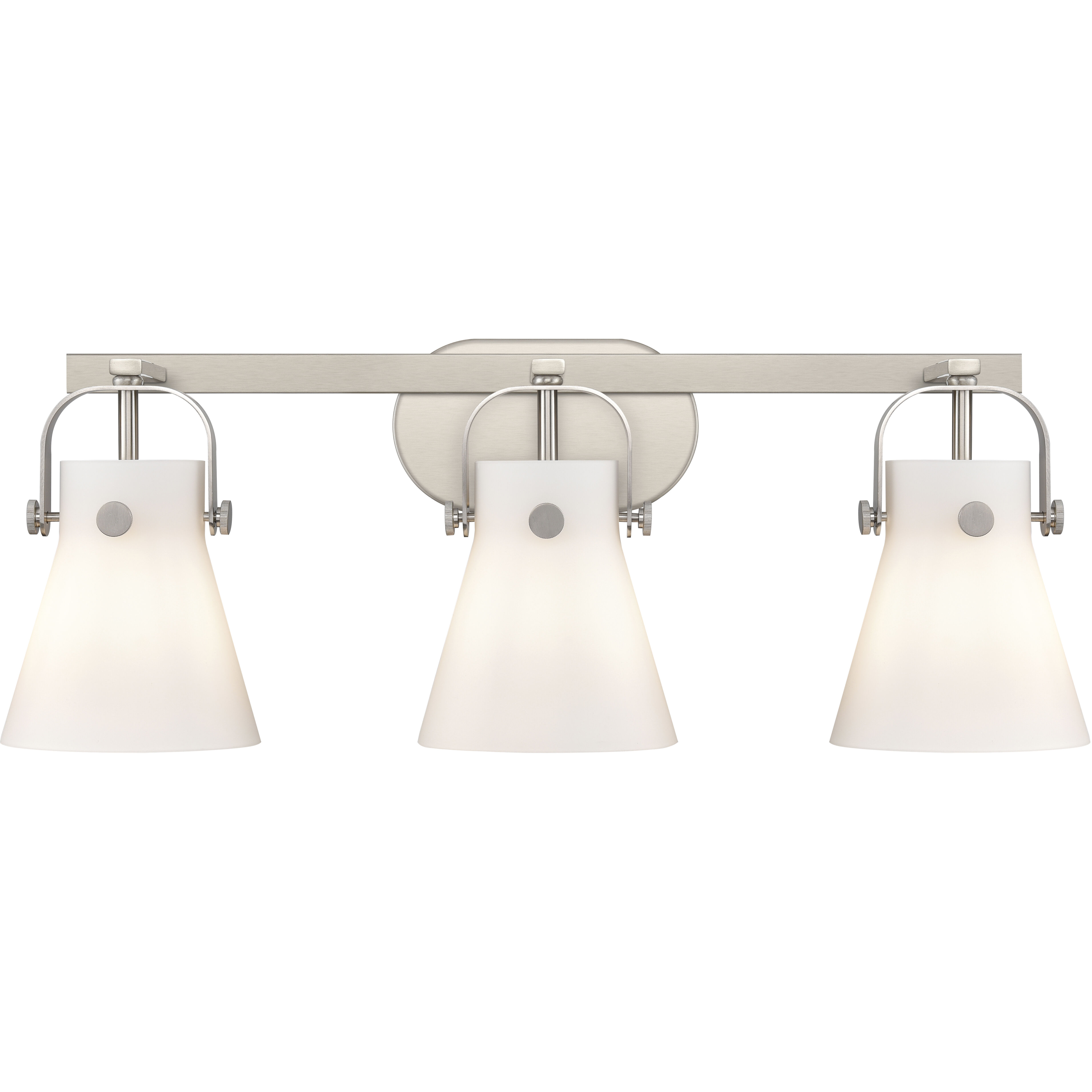 Pilaster II Cone 3 Light 26.50 inch Bathroom Vanity Light