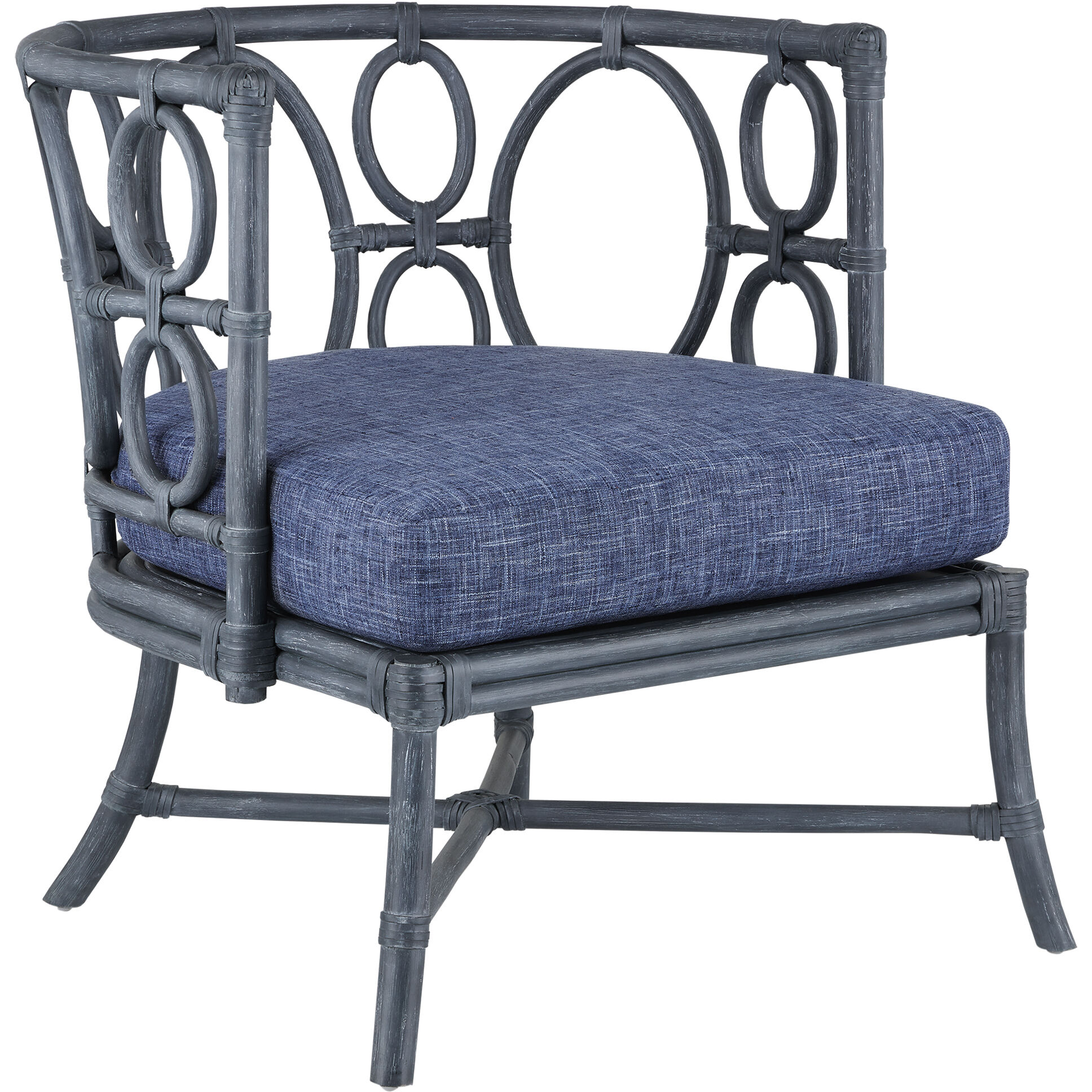 Tegal Vintage Navy Chair