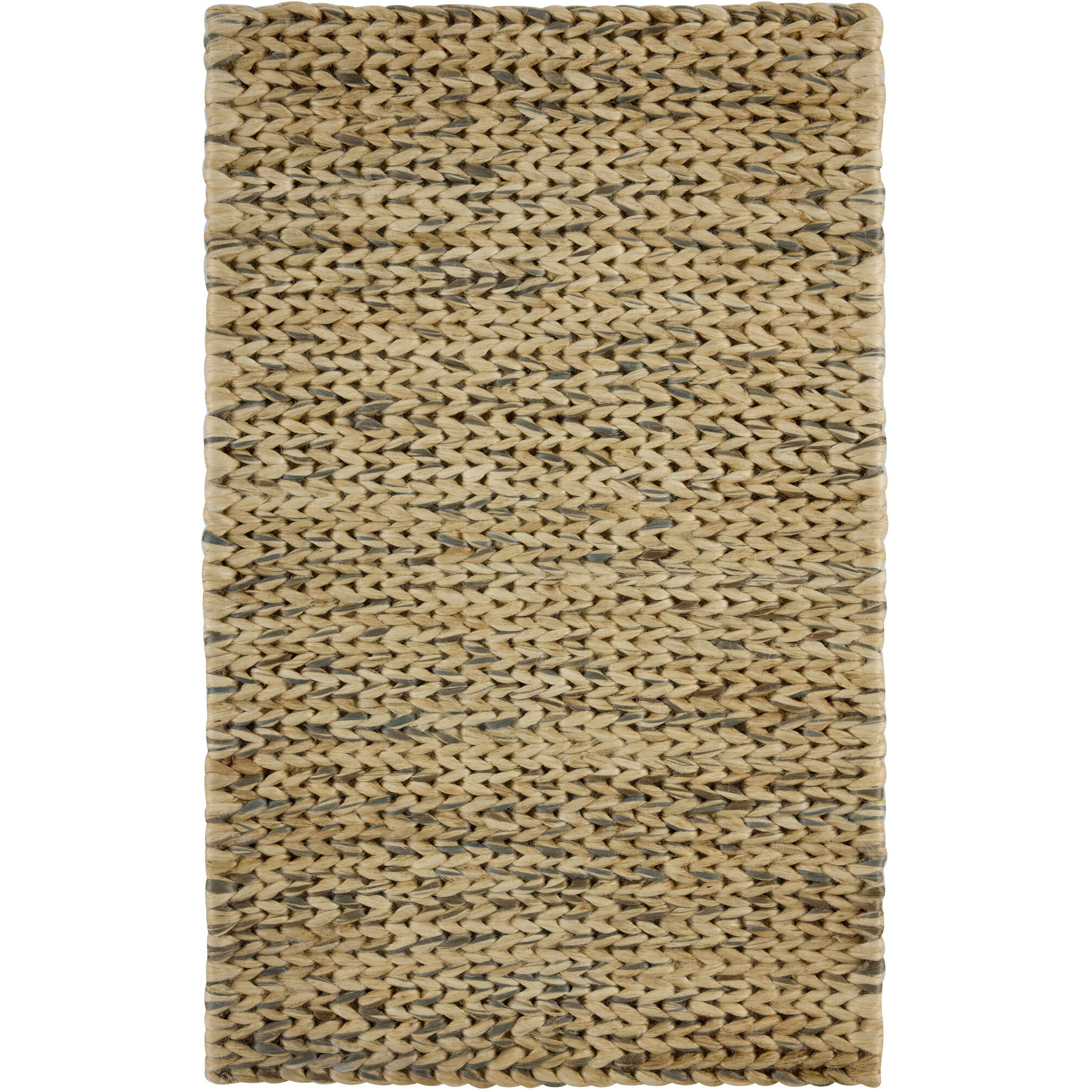 Natural Luxe Ivory and Gray Indoor Rug