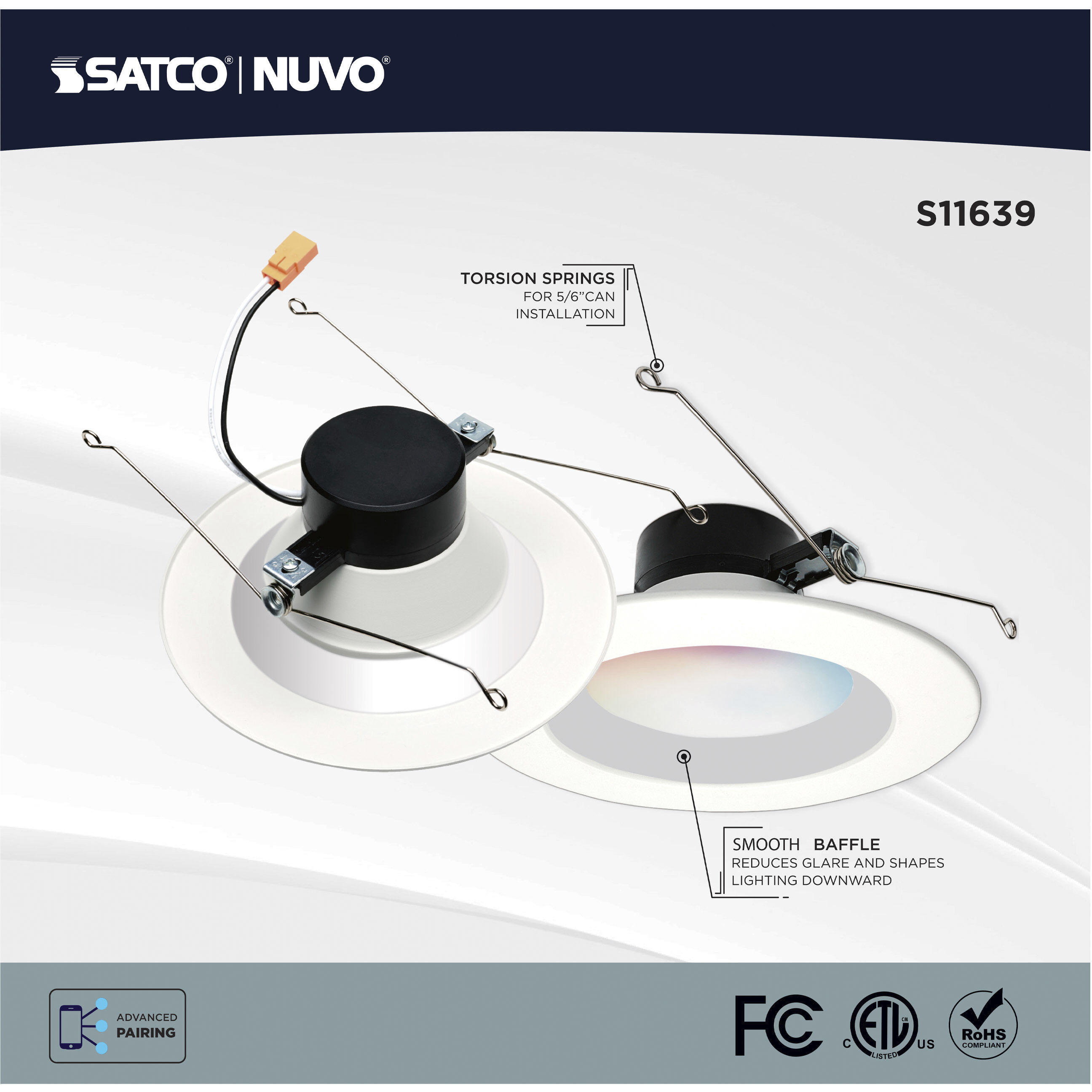 Starfish Integrated LED White Recessed