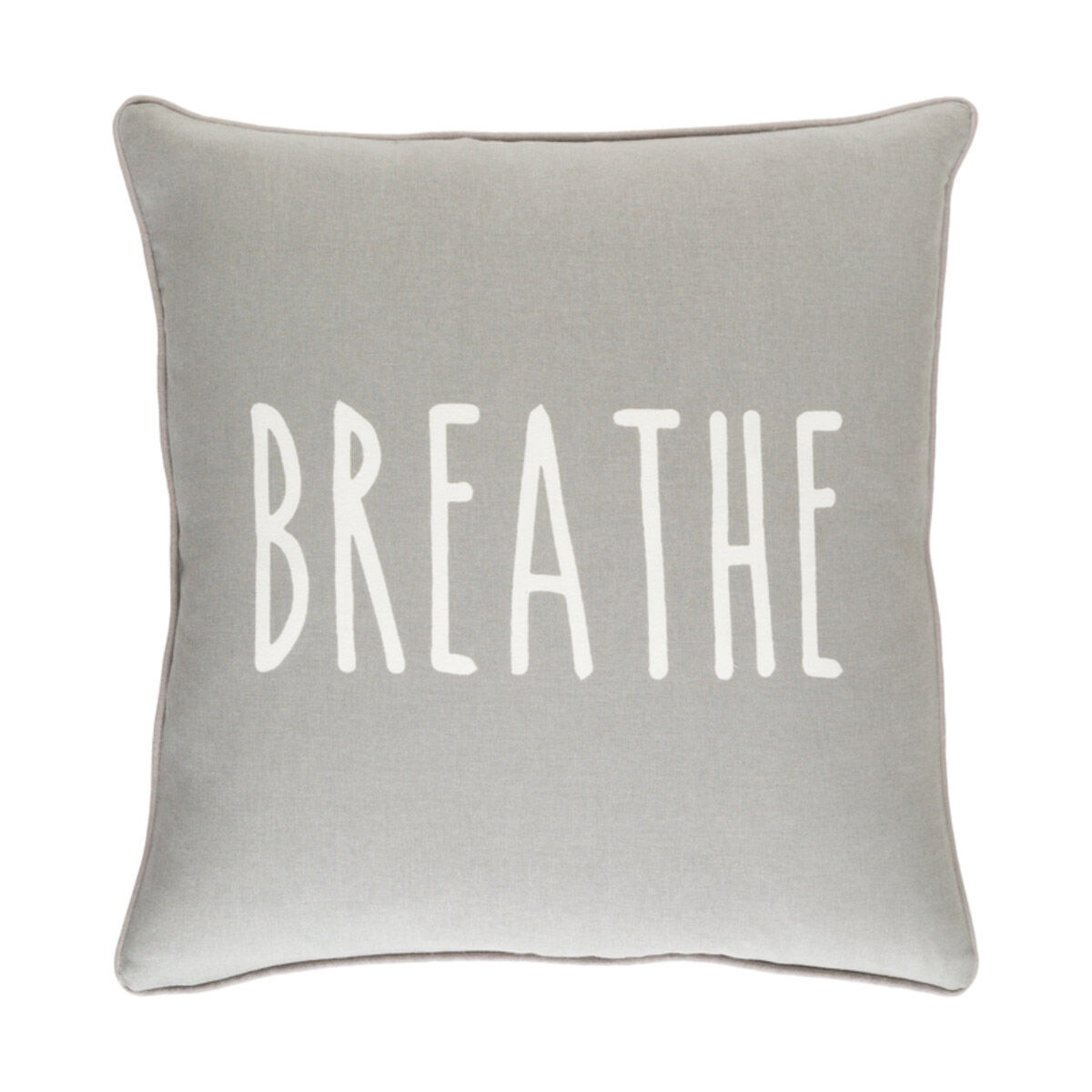 Glyph 18 X 18 inch Light Gray Pillow Kit, Square