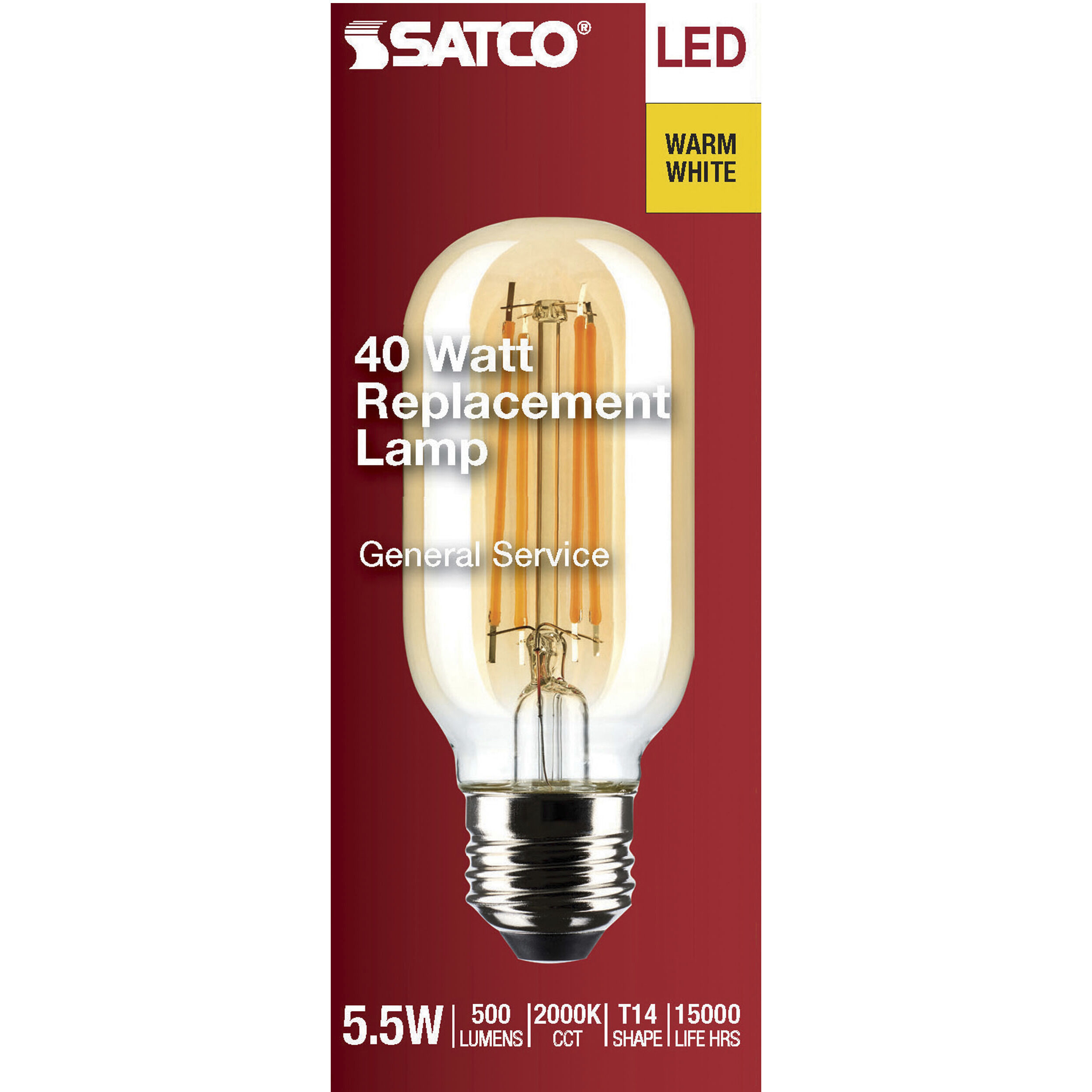 Tube LED 5.5 watt 120 2000K LED Filament, LED Filament