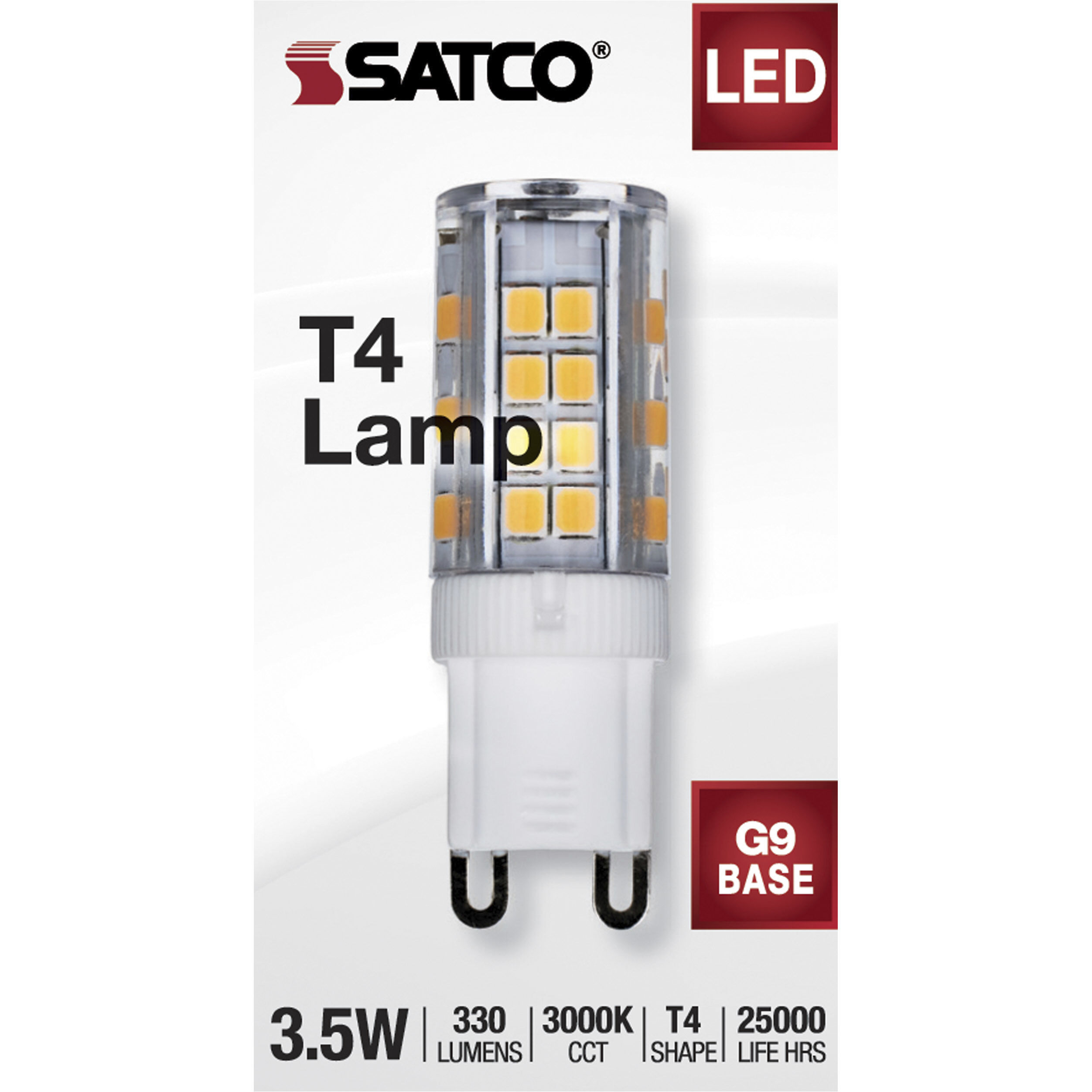 Lumos LED JCD LED G9 Double Loop 3.5 watt 3000K Mini and Pin Based LED
