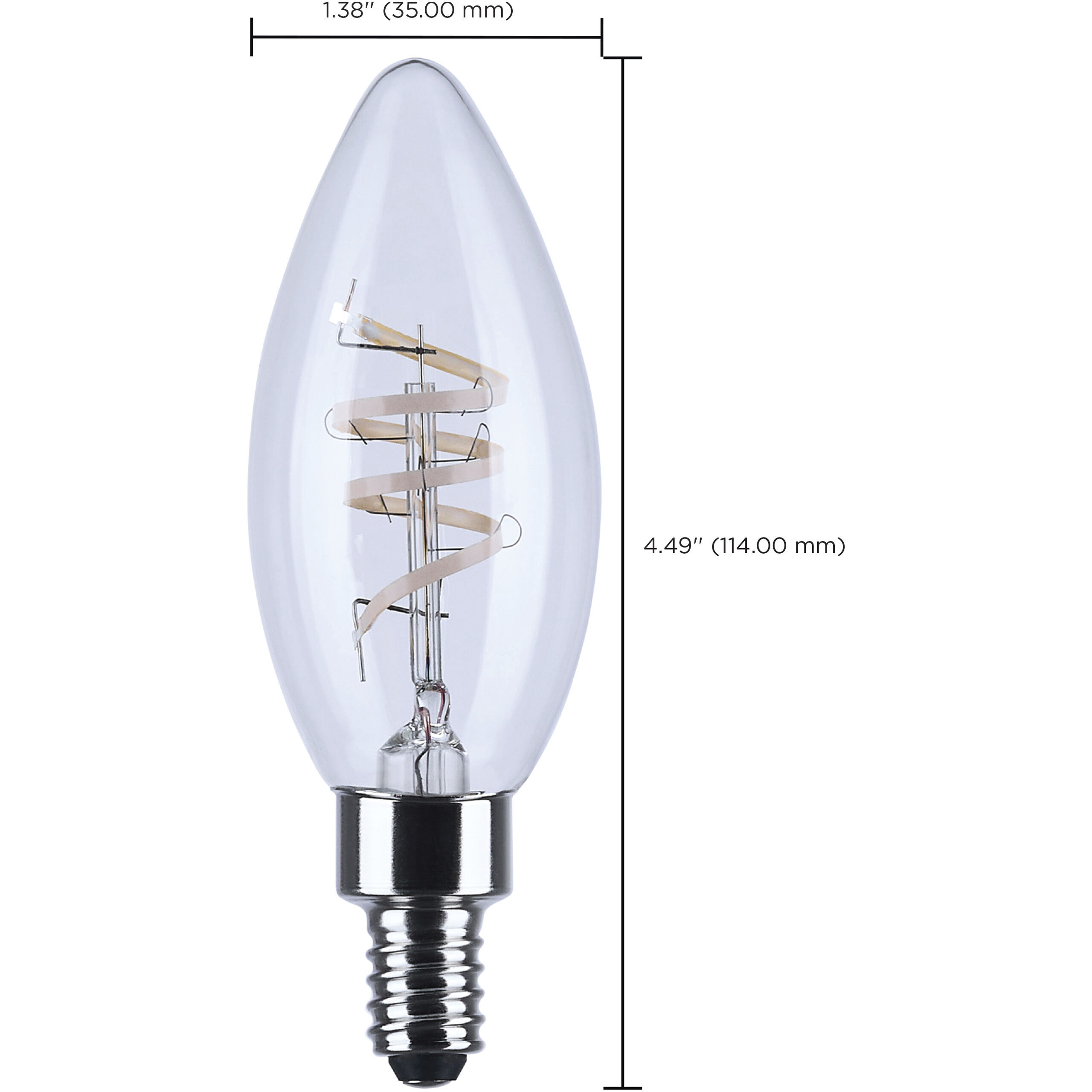 Reminiscent E12 LED Filament