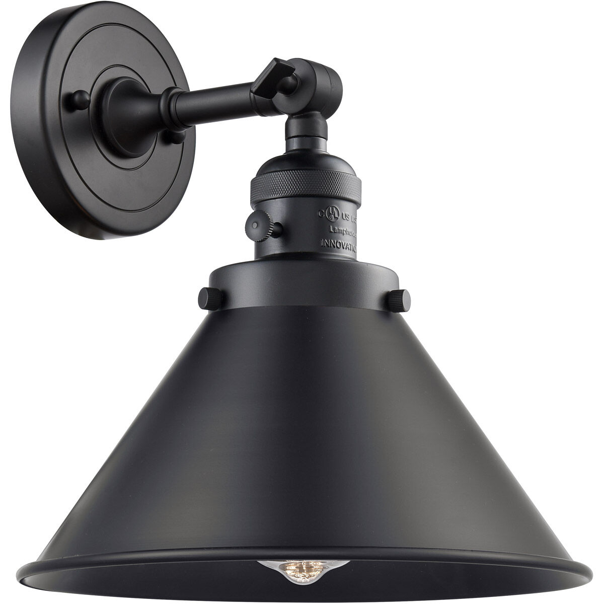 Franklin Restoration Briarcliff LED 10 inch Matte Black Sconce Wall Light, Franklin Restoration