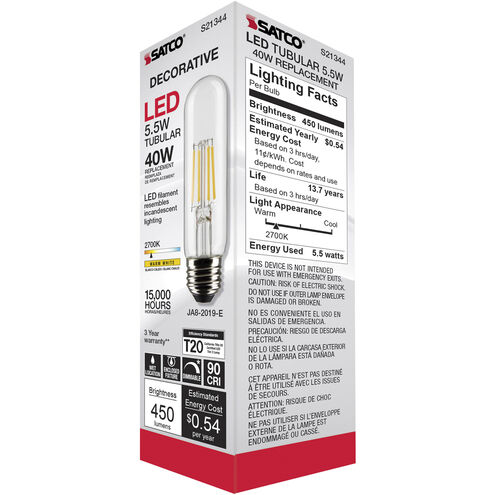 Lumos LED Medium Medium 5.50 watt 2700K LED Filament