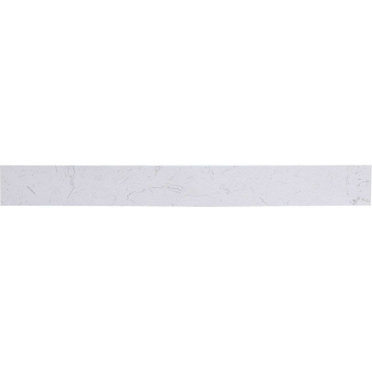 Backsplash 36 X 1 X 4 inch Calacatta White Bathroom Vanity Backsplash