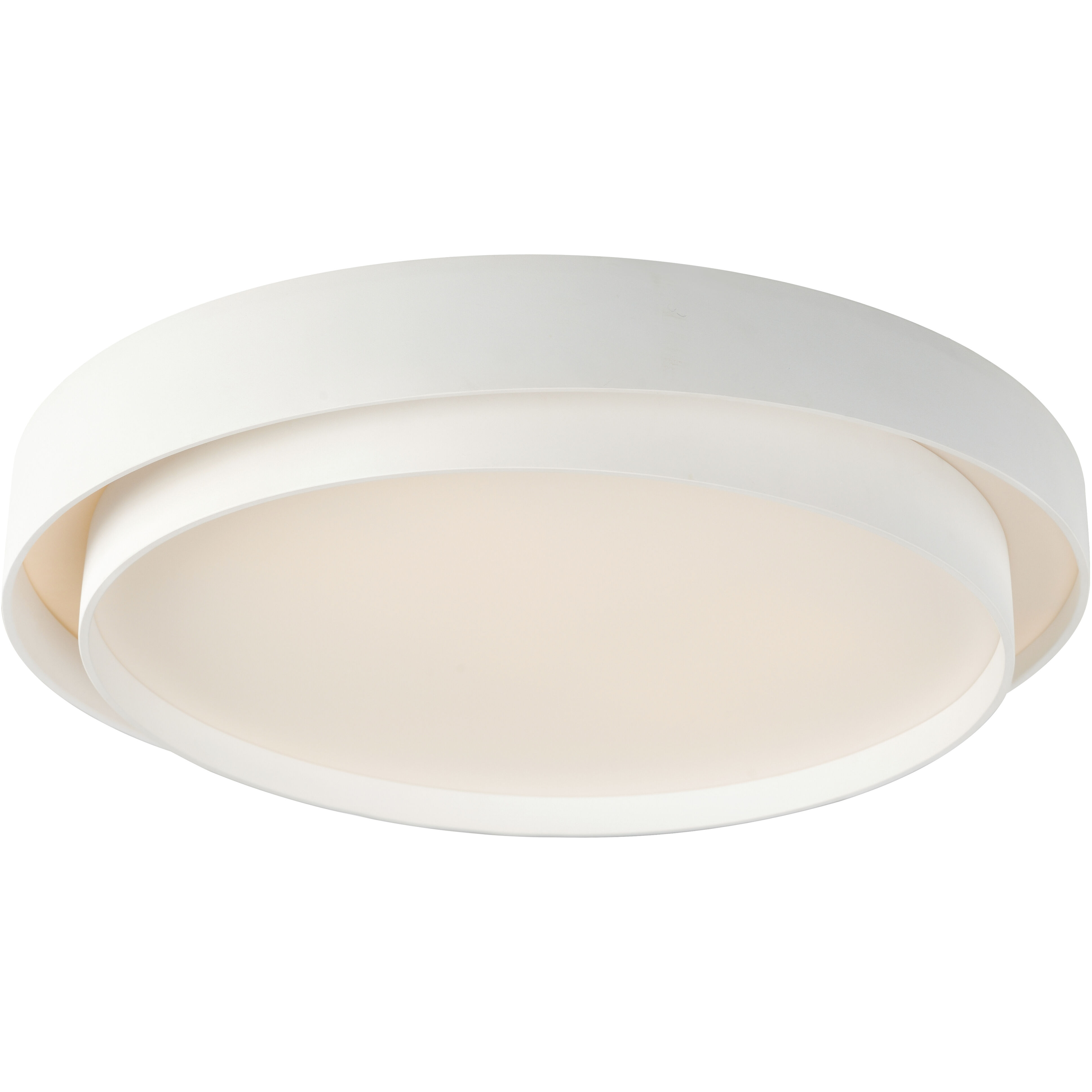Ziggurat LED 31.5 inch White Flush Mount Ceiling Light