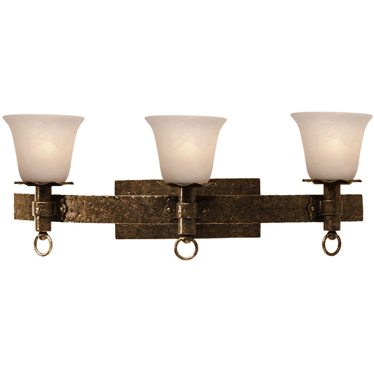 Americana 3 Light 26.5 inch Tawny Port Bath Light Wall Light